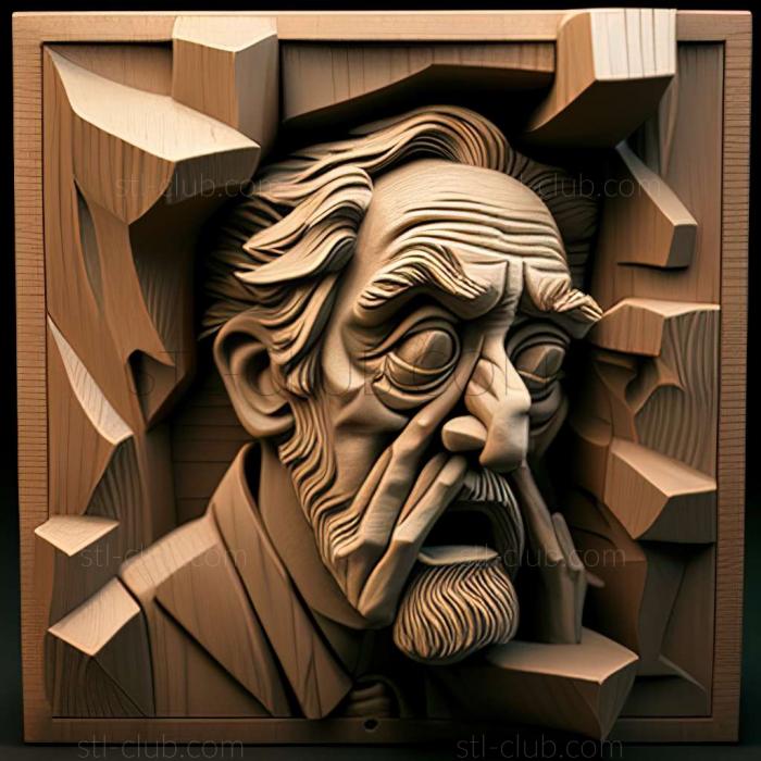 3D model Art Spiegelman (STL)
